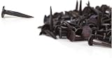 SISI UK Carpet & Upholstery Tacks 20mm Blu Steel Black Pack 50