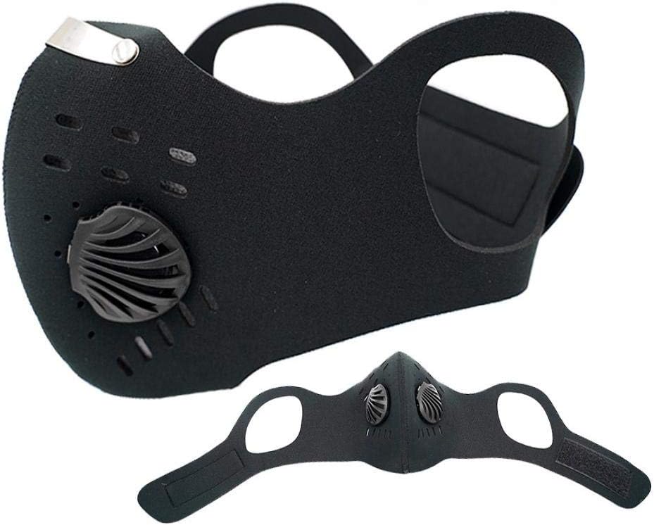 JHK KN95 Þm2.5 Dust Mạsk Cycling Sport Training Face Mạsk Mạsk Anti-Pollution Running Mạsk Activated Carbon Filter Washable Mạsk