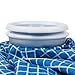 HomeTop 3 Pack Healthcare Reusable Ice Bag Pack for Cold Therapy (Blue/White Checkered)