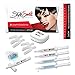 StyleSmile Envy Teeth Whitening Kit: 2X 3ml Syringes, 2X 3ml Remin Gel Syringes, 5-LED Fast-Acting Light, Custom Trays, Maintenance Pen