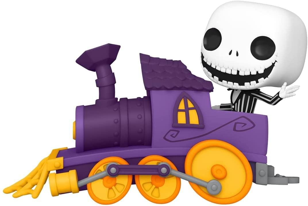 Funko POP! Disney: the Nightmare Before Christmas Jack Skellington In Train Engine - Collectable Vinyl Figure - Gift Idea - Official Merchandise - Toys for Kids & Adults - Movies Fans