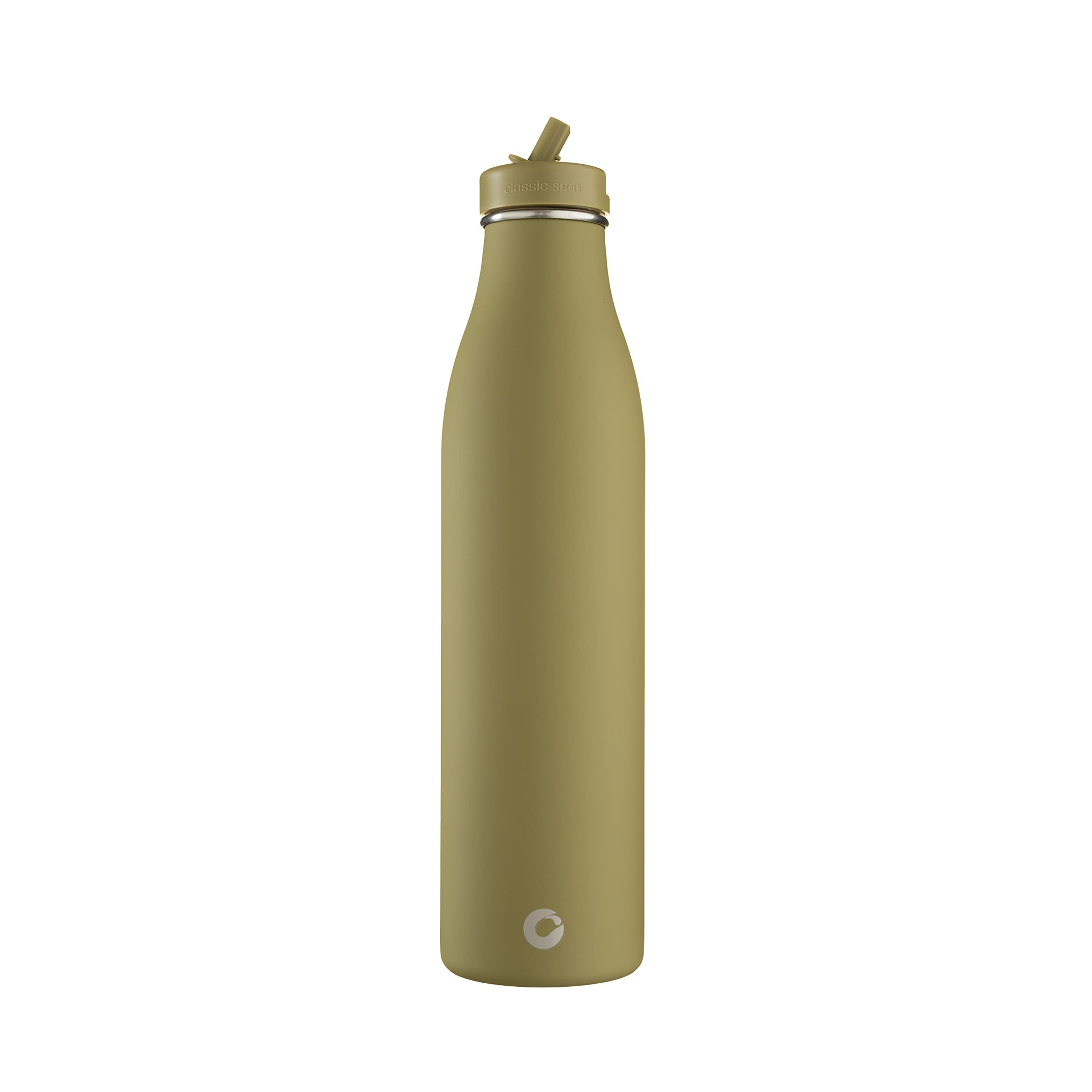 onegreenbottle Evolution Stainless Steel, BPA/BPS Free, Insulated and Leakproof Straw Lid Water Bottle, 1200ml Hot and Cold Drinks - (Mangrove - Skin Finish)