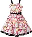 2015 Baby Girls Flower Sleeveless Braces Skirt Sundress Kids One-piece Summer Dress