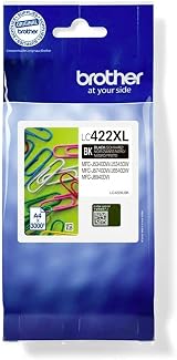 Brother LC422XLBK Black High Yield Inkjet Cartridge 3000 Pages Genuine