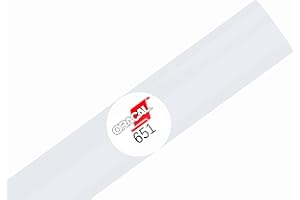 ORACAL 651 Glossy Permanent Vinyl 12 Inch x 15 Feet (White)