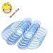 Lookatool 10 Pack Dental Retractor Intraoral Cheek Lip Mouth Opener Blue C Type Use for Watch Ya' Mouth Family Edition, the Authentic, Hilarious, Mouth Guard Party Game (Middle)