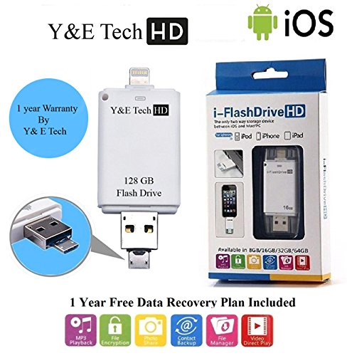128 Gb I Flash Device Hd Memory Data Storage Device Otg For Iphone 7 Plus 7