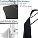 Velvet Hangers, Non Slip Clothes Hangers with Accessory Bar Sturdy and Durable, 360 Degree Chrome Swivel Hook, Ultra Thin Space Saving Hangers for Coat Suit Skirt Dress Shirt Pants - 50 Pack Black