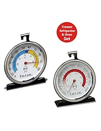 Taylor Servicio de Alimentos Classic Series Large Dial Termómetro, Combo Set