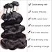 Perstar Hair Brazilian Body Wave with Closure Virgin Remy 3 Bundles with 4