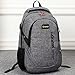 College School Backpack for Student Business Laptop Backpacks Travel Bags for Women & Men Water Resistant Daypack for 15 15.6 inch Laptop Notebook Computer by DALNK (Grey)