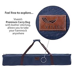 Vivere Double Sunbrella Hammock with Space Saving