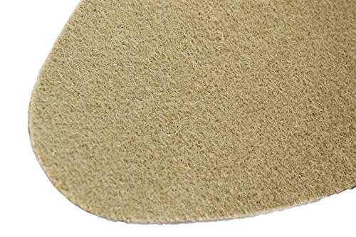 SoxsolS Machine Washable Dryer Safe Wool Flat Insert For Sockless Shoes For Women
