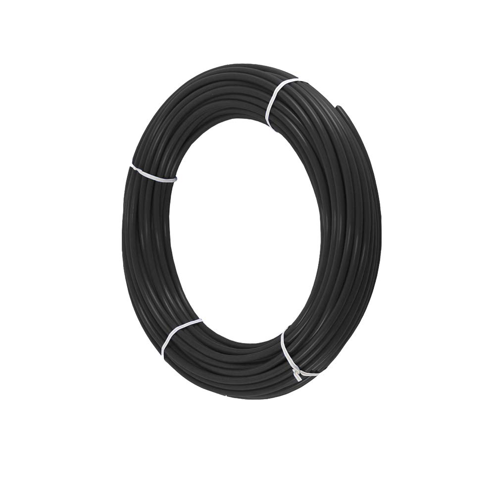 PureSec Black 1/4" OD RO Tubing at 70°F-120PSI to 150°F-60PSI 1/4" Flexible water pipes NSF Certified CCK 1/4-inch Plastic Tubing(15 Feet)