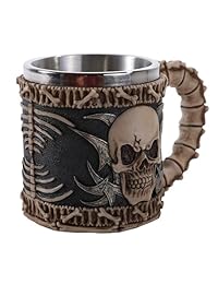 Gótico Tribal Calavera Tankard Café Bebidas taza a
