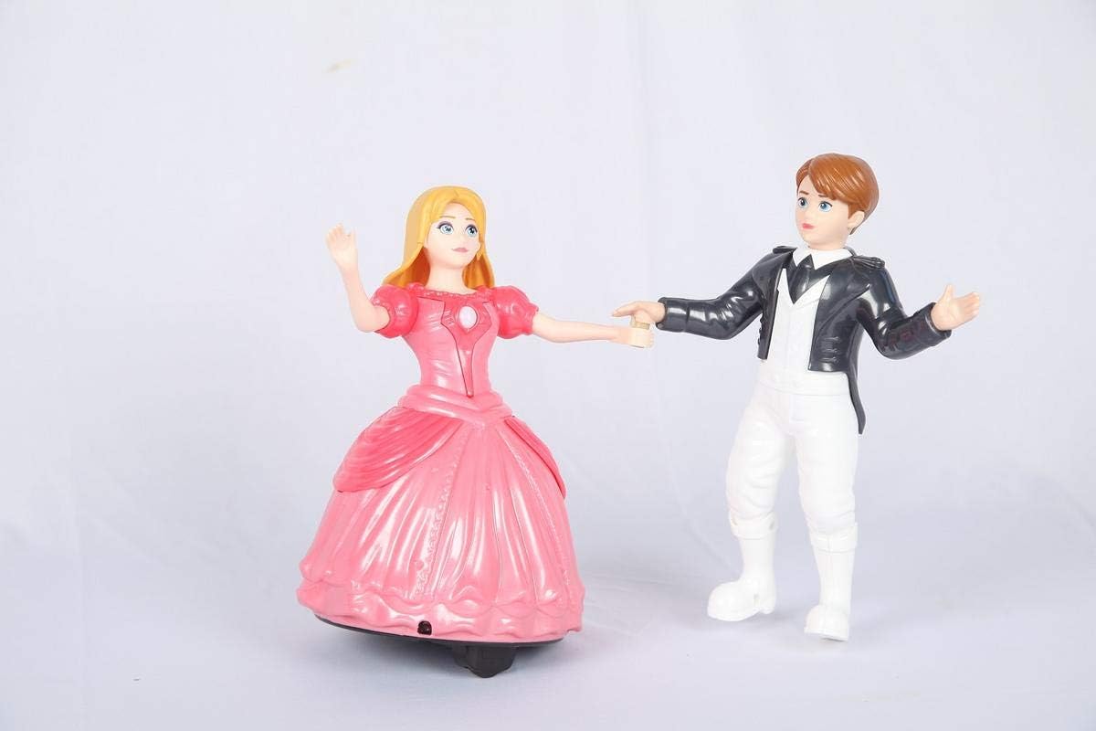 TOYS EMPIRE Fantasy Dancing Couple Angel Doll and Prince Tango Dance with Light and Music