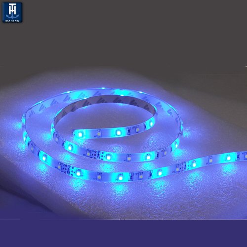 T-H Marine LED-51947-DP LED Flex Strip Rope Light, 12" - Blue