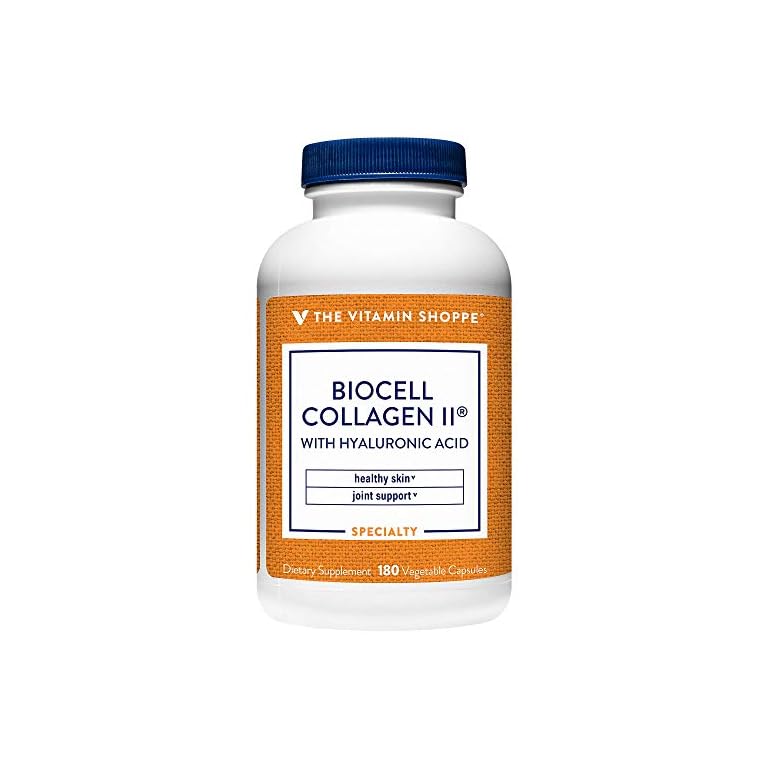 Biocell Collagen II with Hyaluronic Acid 1000mg, Supports Skin and