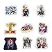 Anime JoJo's Bizarre Adventure Waterproof Laptop Stickers Waterproof Skateboard Snowboard Car Bicycle Luggage Decal 50pcs Pack (JoJo's Bizarre Adventure)