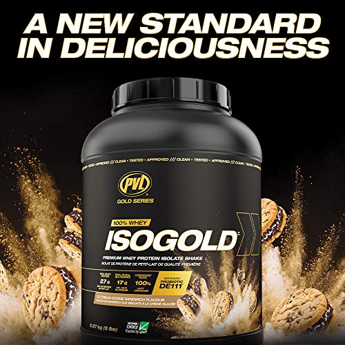 PVL ISOGOLD – Grass Fed - Premium Isolate 100% Whey Protein Shake (2.27 kg (Pack of 1), Chocolate)