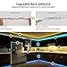 LED Strip Lights Smart WiFi,  Waterproof Color Changing Music Sync Strip Light Compatible with Alexa, Phone APP Controlled, 16.4ft RGB 5050 Tape Lights for TV, Bedroom, Kitchen, Party
