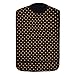 Modaliv Adult Bib - Reusable Clothing Protector - Waterproof - Crumb Catcher - Machine Washable (Tangerine Polka Dot)