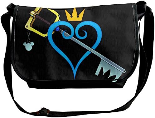 Kingdom Hearts Heart And Sword Shoulder Bags Casual Handbag Travel Bag Messenger Cross Body