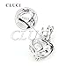 PDTXCLS NY Jewelry 925 Sterling Silver Mother and Child Heart Design Cage Pendants for Pearl, Pearl Cages for Pearl DIY Jewelry Making
