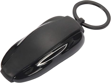 Deculo Key Fob Cover For Tesla Model S Silicone Car Key Cover Shell Protector Case Holder For Tesla S Accessories Black Model S