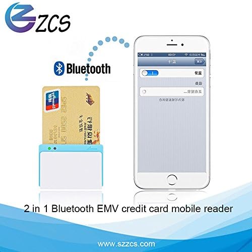 iMixPay-BL 2 in 1 magentic card + chip card mobile reader for iPhone and Android