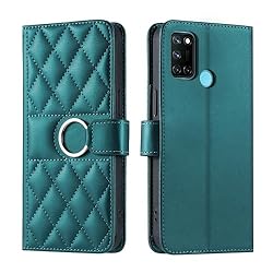 Lucyliy Compatible with Realme C17 Case Flip PU