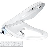 Electric Bidet Toilet Seat, Heated Toilet Seat Elongated with Instant Warm Water & Dryer, Feminine & Front Rear Wash, Wireles