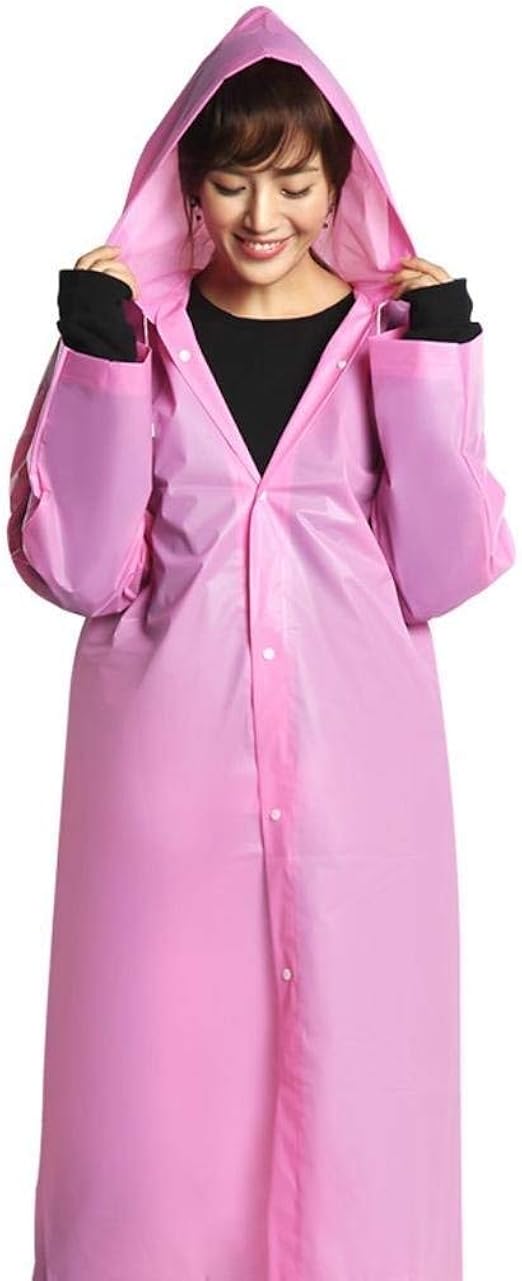Rain Jacket Eva Raincoat with Drawstring Raincoat Fashion Outdoor Light