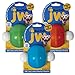 JW Pet 46123 EverTuff Wobbling Ball Toys for Pets, Medium, Assorted Colors (White with Orange , Blue or Green )