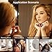 Nicewell Vanity Mirror Lights Adjustable Dimmable 3 Colors 10 LED Hollywood Style Makeup Kit USB Power Supply Plug DIY for Dressing Table Bathroom Wall Mirror Lighting (Mirror not Included)