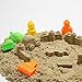 MOTION SAND Play Sand , 2.2LBS of Natural Sand and Motion Garden Playset with 14 Pcs Molds Kit, Non-Toxic Sand for Kids