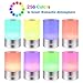 LUNSY Touch Sensor Table Lamp, Dimmable Bedside Lamp, Rechargeable Atmosphere Lamps, Wireless, Warm White Light with RGB Living Colors for Bedroom, Living Room and Outdoors.