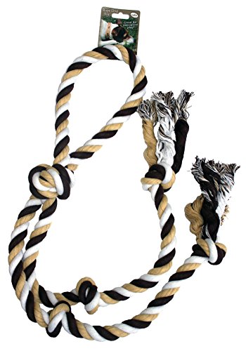 OmniPet Earthtone Dental Cotton Tug Dog Toy, 40