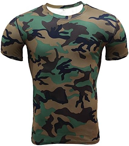 Men's Casual Hooded Sweatshirt,AmyDong Long Sleeve Hoodie Camo Printing Tops Fashion Blouse with Pocket