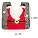 Xiuban Christmas Decoration 2 Pieces Bathroom Rug Mat Set, Christmas Snowman Toilet Seat Cover Bath Mat Lid Cover- Bathroom Rug + Lid Toilet Cover Set (A)