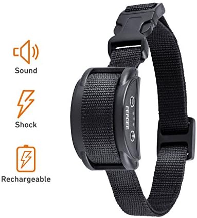 Bark Collar [5-Level Shock] Adjustable Dog Bark Collar for Training and Barking Control, Rechargeable Indoor &amp; Outdoor Anti Bark Collar with USB, Humane for Small Medium Dogs - By Peagee