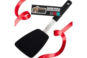 GORILLA GRIP Nonstick Flexible Silicone Spatula, Nonporous, BPA Free, Heat Resistant, No Scratch Kitchen Cookware, Comfortabl