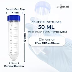 LabXcel Polypropylene Conical Centrifuge Tubes