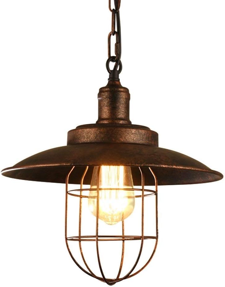 Práctica Simplicidad Familiar Lámpara de Araña Industrial Negra Lámpara