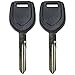 QualityKeylessPlus TWO Replacement Transponder Chip Keys MIT13PT for Mitsubishi Vehicles