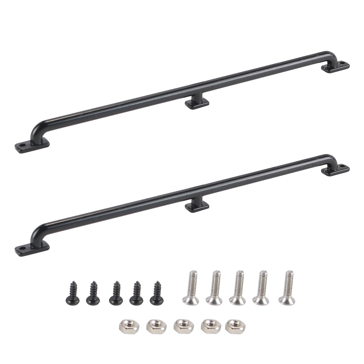 Enwye RC Crawler 1/10 Accessories, Metal Handrail Rc Car Body Shell Handrail Car Accessories for 1/10 Crawler Cars Robust and Durable Upgrade Accessory (135 Mm)