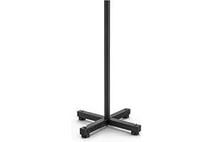 Synergee Olympic Weight Plate Rack. Stackable Weight Rack. Holds 2” Plates for Powerlifting and Olympic Weight Lifting. Gym S