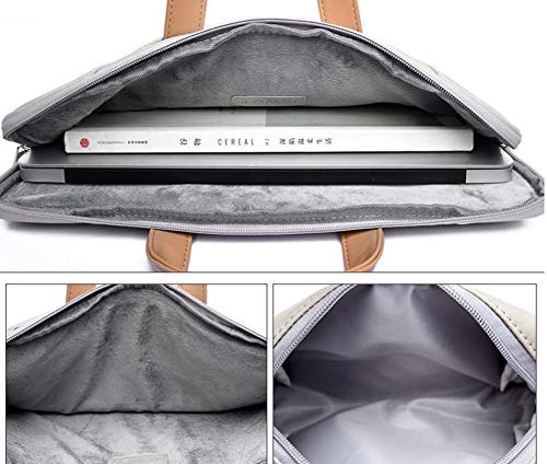 Sokaly-Damen-Herren-Handtasche-Tasche-fr-Laptop-Tablet-Schwarz-14pouces