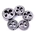 ATOPLEE 5pcs Metric Left Hand Thread Die Set M3X0.5mm M4X0.7mm M5X0.8mm M6X1.0mm M8X1.25mm