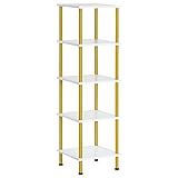 HOOBRO 5-Tier Corner Shelf Stand, Corner Square